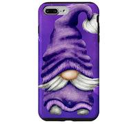 Carcasa para iPhone 7 Plus/8 Plus Cute GNOME Graphic For Gardener and Spring and Summer Purple