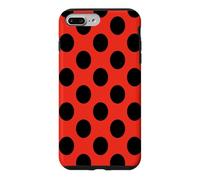 Carcasa para iPhone 7 Plus/8 Plus Cute Ladybug Beetle Ladybird Ladybeetle Insect Red