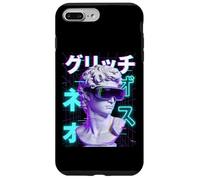 Carcasa para iPhone 7 Plus/8 Plus Cyberpunk Vaporwave David VR Gafas Japonesas Glitch