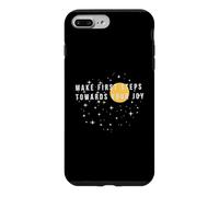 Carcasa para iPhone 7 Plus/8 Plus Da los Primeros Pasos hacia tu alegría Night Sky Cita Positiva