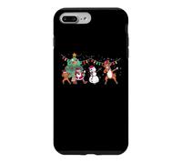 Carcasa para iPhone 7 Plus/8 Plus Dabbing Santa Elf Friends Navidad Niños Niñas Hombres Navidad Dab