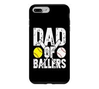 Carcasa para iPhone 7 Plus/8 Plus Dad of Ballers Baseball Dad for Men Father's Day Baseball