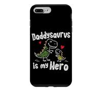 Carcasa para iPhone 7 Plus/8 Plus Daddysaurus es mi héroe, Lindo Doodle para niños, papá, Amantes de los Dinosaurios
