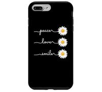 Carcasa para iPhone 7 Plus/8 Plus Daisy Plant Peace Love Smile Common Daisy Flower