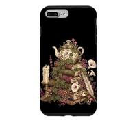 Carcasa para iPhone 7 Plus/8 Plus Dark Academia Cottagecore Tea Books Botanical Mushroom
