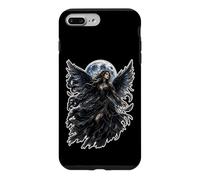 Carcasa para iPhone 7 Plus/8 Plus Dark Gothic Angel Wings Moon Fantasy Art Aesthetic