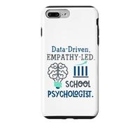 Carcasa para iPhone 7 Plus/8 Plus Data-Driven Empathy-Led School Psychologist Brain Graphic