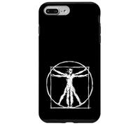 Carcasa para iPhone 7 Plus/8 Plus Davinci Hombre Vitruviano con OVNI Space Alien Science Mashup