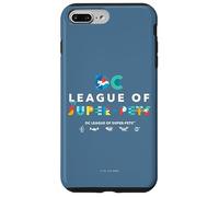 Carcasa para iPhone 7 Plus/8 Plus DC League of Super-Pets Art Deco Title with Super Logos