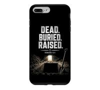 Carcasa para iPhone 7 Plus/8 Plus Dead. Buried. Raised - Christian Church Baptism Romans 6:4