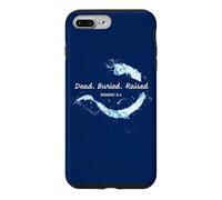 Carcasa para iPhone 7 Plus/8 Plus Dead. Buried. Raised - Christian Church Baptism Romans 6:4