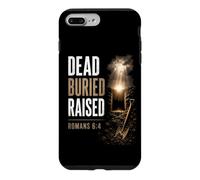 Carcasa para iPhone 7 Plus/8 Plus Dead. Buried. Raised - Christian Church Baptism Romans 6:4