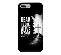 Carcasa para iPhone 7 Plus/8 Plus Dead to Sin, Alive to Christ - Romans 6:11 Christian Faith