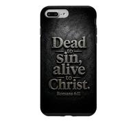 Carcasa para iPhone 7 Plus/8 Plus Dead to Sin, Alive to Christ - Romans 6:11 Christian Faith
