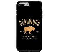 Carcasa para iPhone 7 Plus/8 Plus Deadwood South Dakota USA Buffalo Diseño Envejecido