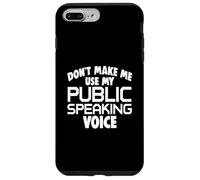 Carcasa para iPhone 7 Plus/8 Plus Debate Divertido de Voz para Hablar en público
