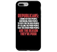 Carcasa para iPhone 7 Plus/8 Plus Definición Anti republicanos - Demócrata Liberal