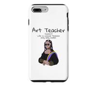 Carcasa para iPhone 7 Plus/8 Plus Definición de Profesor de Arte Mona Lisa Artista Divertida Enseñar Arte