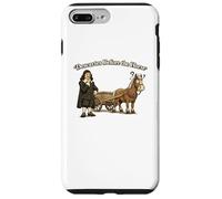 Carcasa para iPhone 7 Plus/8 Plus Descartes Antes del Caballo Filosofía Juego de Palabras Divertido