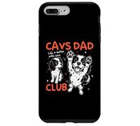 Carcasa para iPhone 7 Plus/8 Plus Día del Padre de los Cavs Dad Club King Charles Cavalier Dog Dad Man