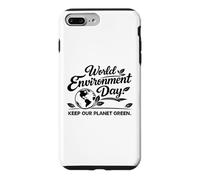 Carcasa para iPhone 7 Plus/8 Plus Día Mundial del Medio Ambiente - Mantenga Nuestro Planeta Verde Conciencia ecológica