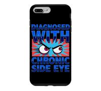 Carcasa para iPhone 7 Plus/8 Plus Diagnóstico Divertido diagnosticado con Humor crónico de Ojos Laterales