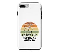 Carcasa para iPhone 7 Plus/8 Plus Dibujo Retro del Atardecer de la Agenda reptiliana