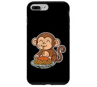 Carcasa para iPhone 7 Plus/8 Plus Dibujos Animados de Pasta de Mono