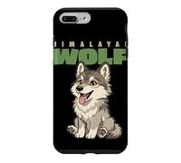 Carcasa para iPhone 7 Plus/8 Plus Dibujos Animados Lobo del Himalaya Raza Animal Amante Lindo Lobos
