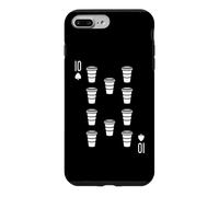 Carcasa para iPhone 7 Plus/8 Plus Diez de Tazas de café Tarot Barista Playing Card Latte