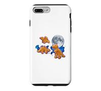 Carcasa para iPhone 7 Plus/8 Plus Dino Nuggets Moon - Lindo alimento Divertido Dinosaurio Nuggets de Pollo