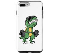 Carcasa para iPhone 7 Plus/8 Plus Dinosaurio T-Rex Brazos Cortos Divertido Halterofilia Dino T Rex