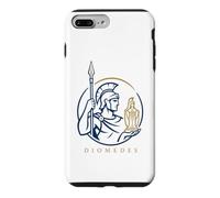 Carcasa para iPhone 7 Plus/8 Plus Diomedes Antiguo Guerrero Griego Mitología Atenea
