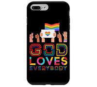 Carcasa para iPhone 7 Plus/8 Plus Dios ama a Todos Gay Christian Rainbow Meme