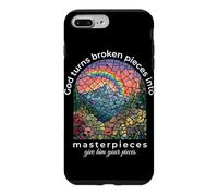 Carcasa para iPhone 7 Plus/8 Plus Dios Convierte Las Piezas rotas en Obras maestras La fe Cristiana