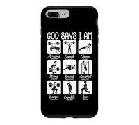 Carcasa para iPhone 7 Plus/8 Plus Dios Dice Divertido Gimnasio Fitness Culturismo Deportes Levantamiento de Pesas