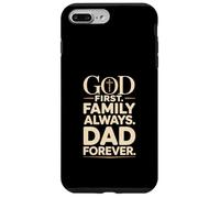 Carcasa para iPhone 7 Plus/8 Plus Dios es la Primera Familia, Siempre un Padre Cristiano