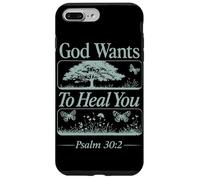 Carcasa para iPhone 7 Plus/8 Plus Dios Quiere Sanarte Salmo 30:2 Culto de fe Cristiana