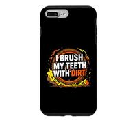Carcasa para iPhone 7 Plus/8 Plus Dirt Bike Motocross I Brush My Teeth with Dirt