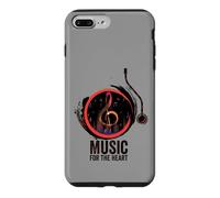 Carcasa para iPhone 7 Plus/8 Plus Disco de Vinilo Retro de música para el corazón