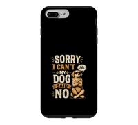 Carcasa para iPhone 7 Plus/8 Plus Disculpa, No Puedo - Mi Perro Dice Que No
