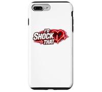 Carcasa para iPhone 7 Plus/8 Plus Diseño cardiaco Divertido con Texto en inglés I'D Shock That