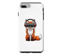 Carcasa para iPhone 7 Plus/8 Plus Diseño Cool Fox VR Gamer con Auriculares