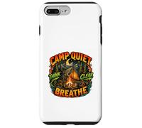 Carcasa para iPhone 7 Plus/8 Plus Diseño de Campamento Tranquilo Piensa Claro Respira al Aire Libre