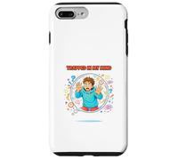 Carcasa para iPhone 7 Plus/8 Plus Diseño de Conciencia Atrapado en mi Mente Pensando Demasiado