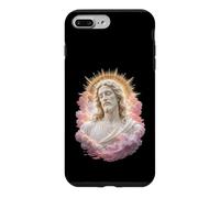 Carcasa para iPhone 7 Plus/8 Plus Diseño de Estatua de Jesucristo Sagrada Fe Artwork