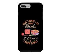 Carcasa para iPhone 7 Plus/8 Plus Diseño de Manualidades para Amantes de los Libros de Ganchillo