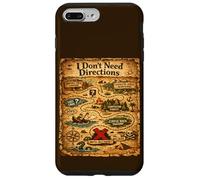 Carcasa para iPhone 7 Plus/8 Plus Diseño Divertido de papá I Don't Need Directions - Mapa