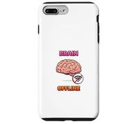 Carcasa para iPhone 7 Plus/8 Plus Diseño Divertido del Humor tecnológico del Cerebro Fuera de línea