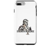 Carcasa para iPhone 7 Plus/8 Plus Diseño Espartano de Guerrero de Fuerza en Silencio